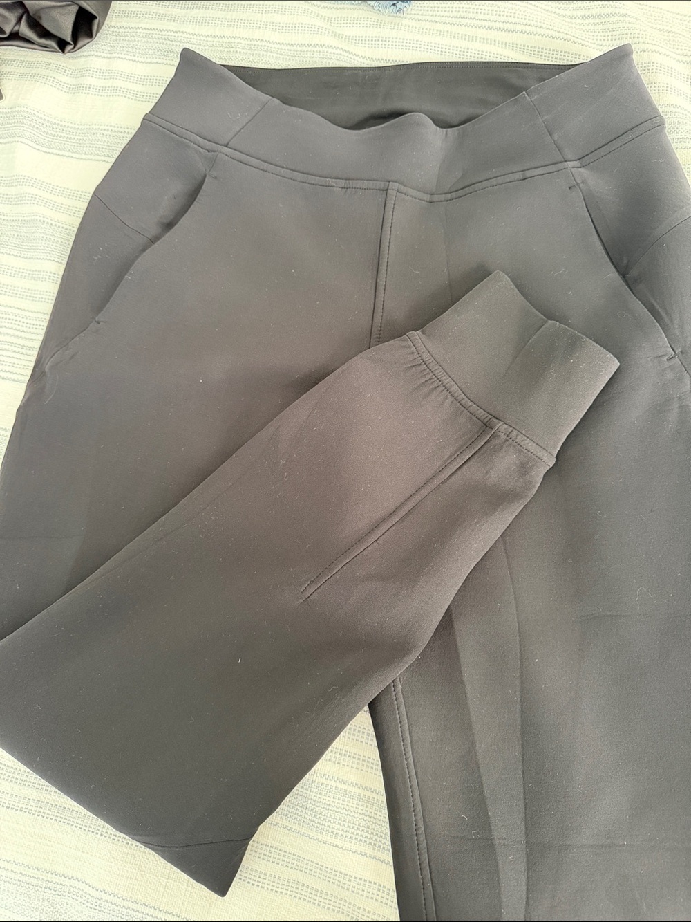 Lululemon Black Womens Ponte Knit scuba Pants
